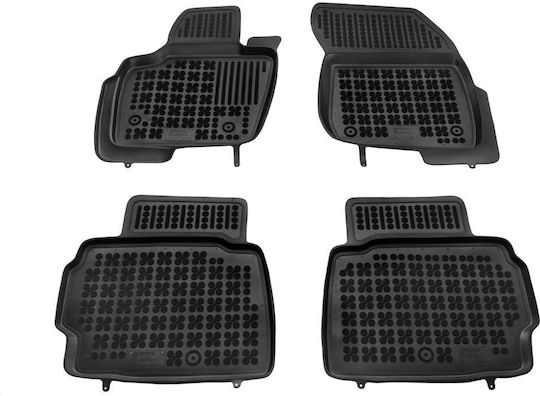Sahler Set of Front and Rear Mats 4pcs Tray Type for Mercedes-Benz V Ford Mondeo 2014+ Beige