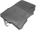 Refref Set of Front and Rear Mats 4pcs Tray Type for Honda Accord 2008+ Black