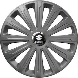 Versaco Car Hubcap Set Trend Rc with Suzuki Emb...