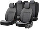 Deluxeboss Front Car Covers 11pcs Leatherette Black