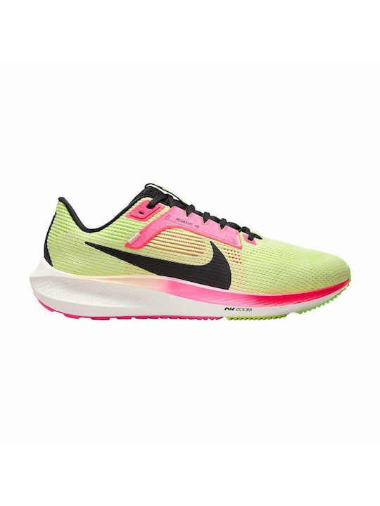 Nike Air Zoom Pegasus 40 Premium Ανδρικά Αθλητικά Παπούτσια Running Luminous Green / Volt / Lime Blast / Black