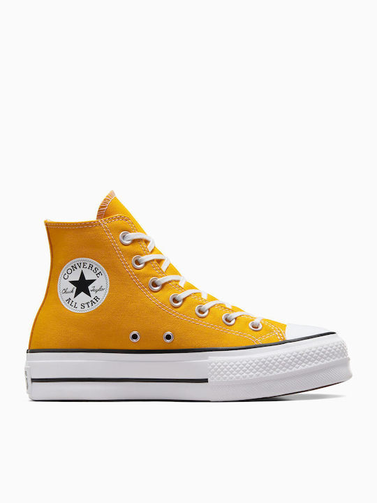 Chuck Taylor All Star Lift Platform Μποτάκια Yellow
