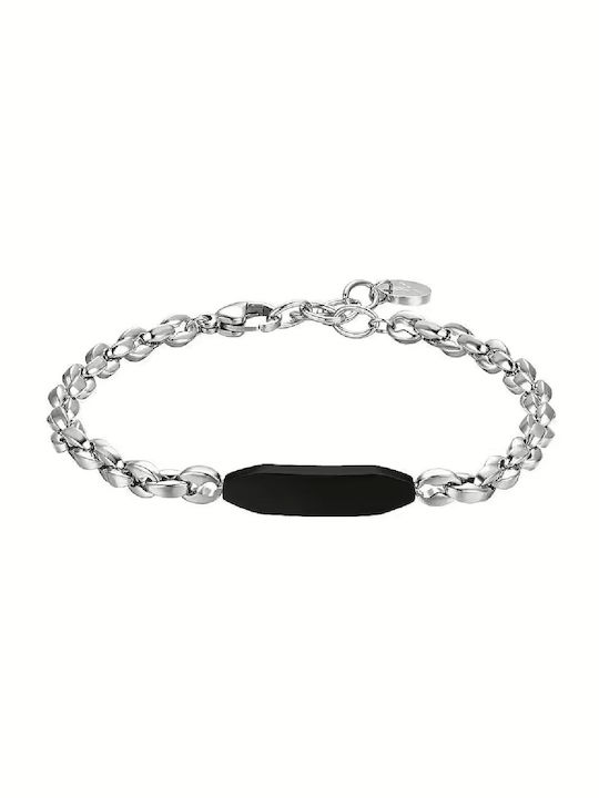 Luca Barra Bracelet Id made of Steel