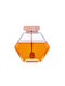 Etoile General Use Glass Brown Vase with Lid 220ml
