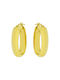 Earrings Hoops made of Gold 14K