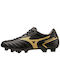 Mizuno Monarcida Neo II Select MD FG Χαμηλά Ποδοσφαιρικά Παπούτσια με Τάπες Μαύρα