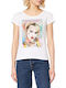 Damen T-Shirt Weiß