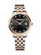 Raymond Weil Damen Uhr mit Rose Gold / Rose Gold / Silber / Silber Metallarmband