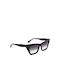 Ana Hickmann Women's Sunglasses with Black Plastic Frame and Black Gradient Lens AH9390 A01