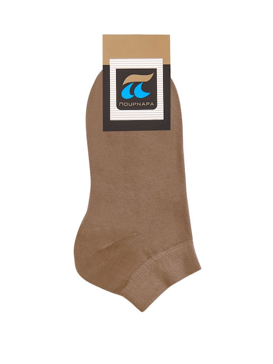 Pournara Basic Men's Socks Chocolate