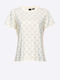 Pinko Women's Summer Blouse Cotton Short Sleeve White