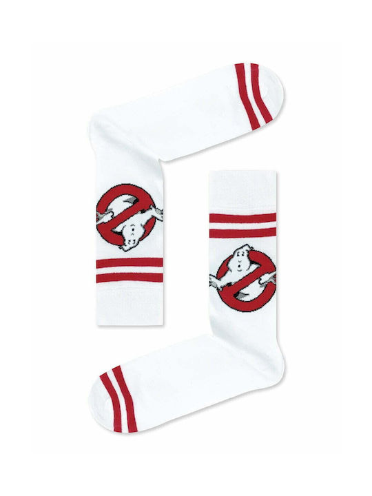 Axidwear Ghostbusters Κάλτσες Λευκές