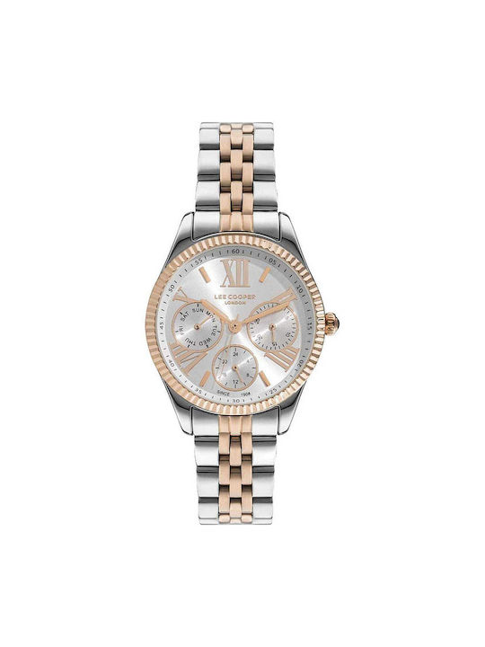 Lee Cooper Uhr mit Rose Gold Metallarmband