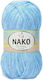 Nako Νήμα Πλεξίματος Ακρυλικό Γαλάζιο 250m 100gr