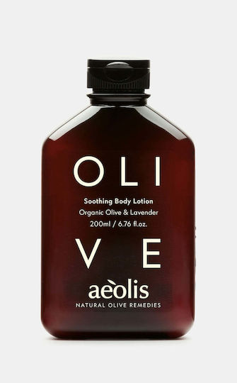 Aeolis Soothing Feuchtigkeitsspendende Lotion Körperpflege mit Duft Lavendel 200ml
