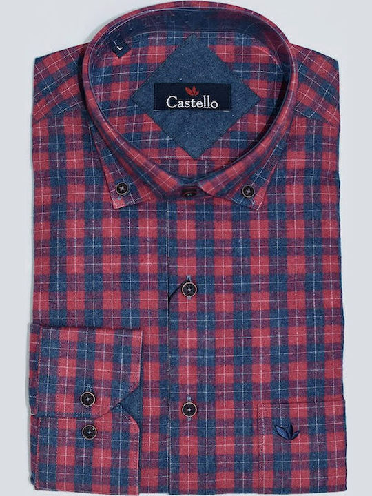 Long Sleeve Burgundy Shirt.