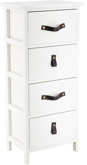 Eurocasa Corner Bathroom Shelf White