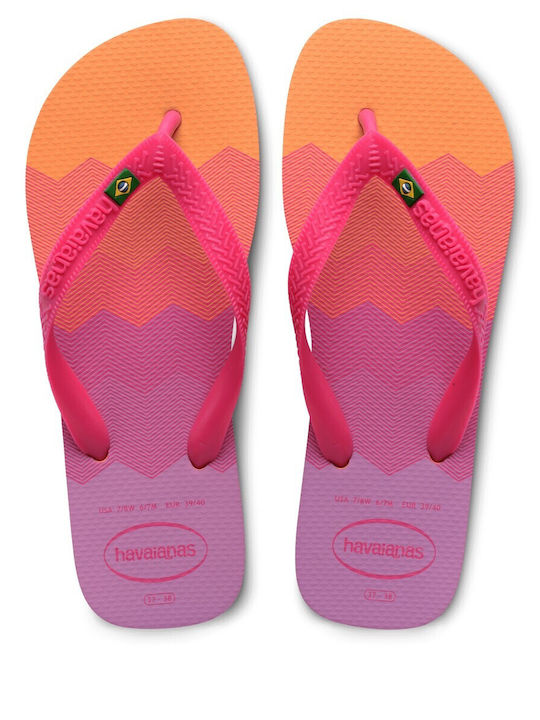 Havaianas Brasil Frauen Flip Flops in Lila Farbe