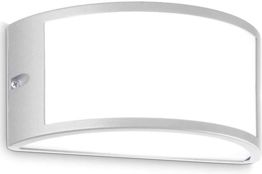 Ideal Lux Επιτοίχια Χελώνα Εξωτερική E27 IP44 25x13x12εκ.