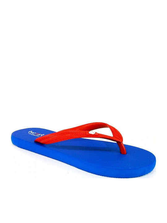 Twist Men's Flip Flops Flip Flops Blue Red