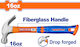 Wadfow Hammer 450gr mit Fiberglass Griff WHM3316