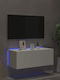 TV-Ständer Weiß M80xP35xH31cm