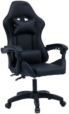 Pakketo William Artificial Leather Gaming Chair Black