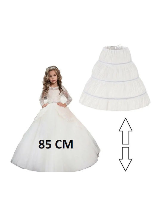 Kids Skirt Tulle Tulle White Furo