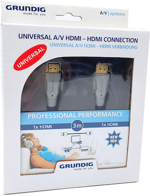 Grundig Cable HDMI male - HDMI male 3m Black