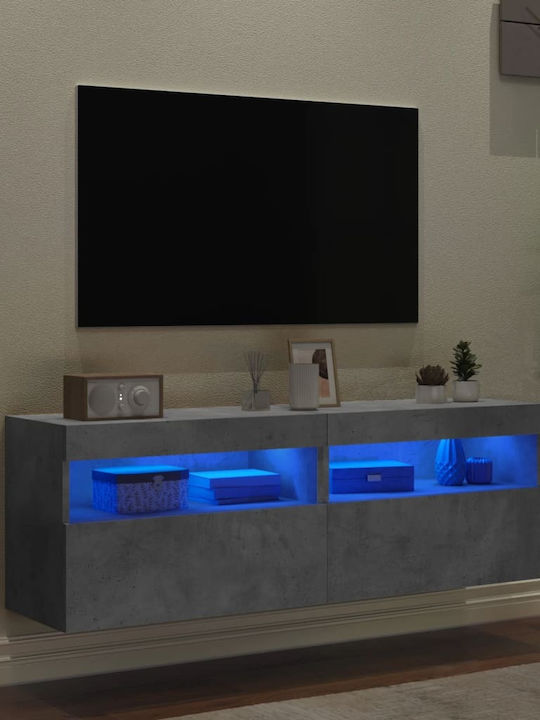 TV-Ständer Grau Beton M60xT30xH40cm