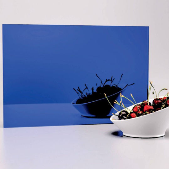 EUMirror Τετράγωνος Μπλε 50x50cm