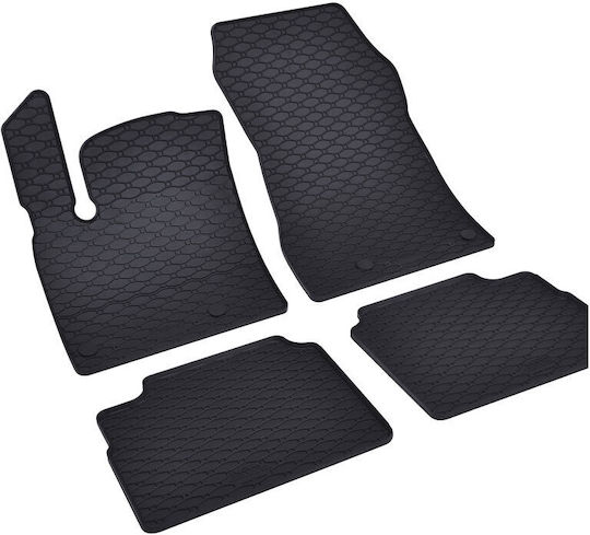 Rigum Set of Front and Rear Mats 4pcs for Nissan X-Trail 2022+ Black