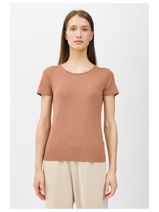 4F Women's Athletic T-shirt Brown