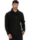 Cardigan Fleece pentru Bărbați Black