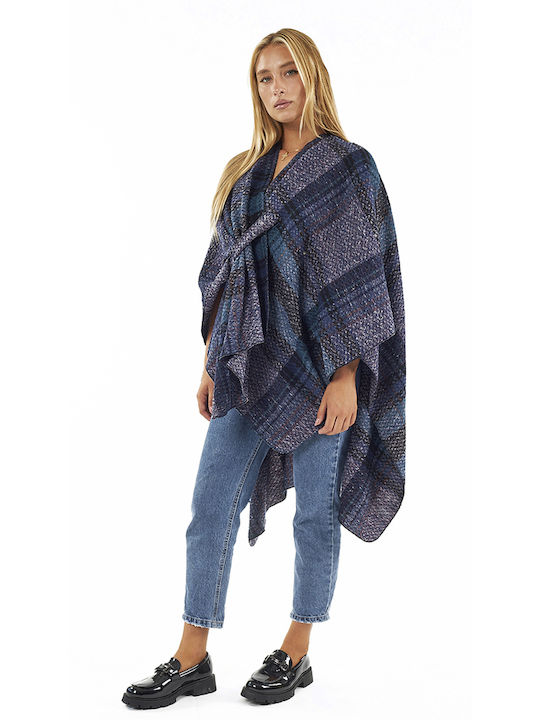 Verde Blue Damen Poncho