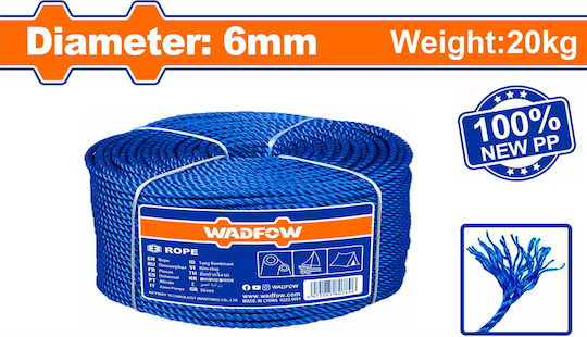 Wadfow Rope with Diameter 6mm and Length 1.3m