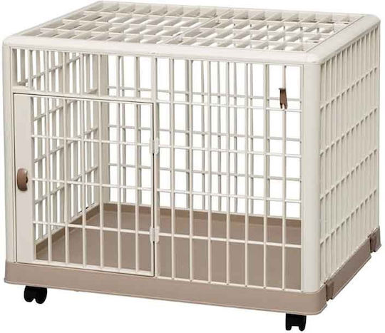 Vesta Dog Wire Cage Large Beige Heavy Duty 96x66x74cm