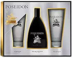 Poseidon Ανδρικό Σετ με Eau de Toilette 3τμχ