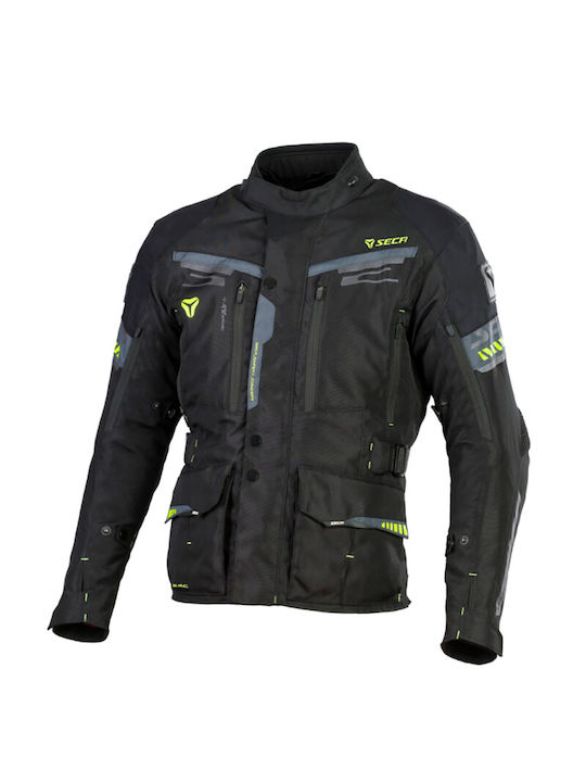 Seca Arrakis Ii Men's Motorcycle Jacket 4 Seasons Black
