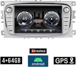 Kirosiwa Sistem Audio Auto pentru Ford Galaxie 2007-2014 (Bluetooth/USB/WiFi/GPS/Apple-Carplay/Android-Auto) cu Ecran Tactil 7"