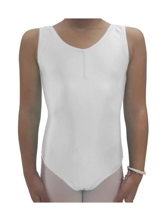 Godance Kids Dance Bodysuit White