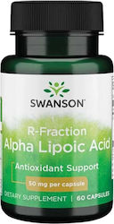 Swanson R-Fraction Alpha Lipoic Acid 50mg 60 Capsules Swanson R-Fraction Alpha Lipoic Acid 50mg 60 Capsules