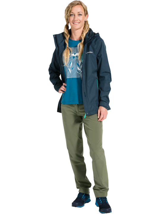 Vaude 4227-303-0340 Feminin Jachetă Coajă moale pentru Schi & Snowboard Albastru