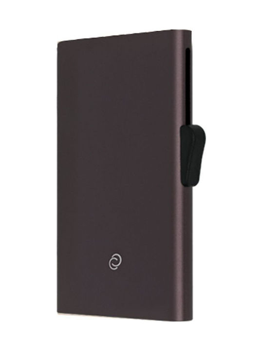 C-Secure Men's Wallet Cards with RFID Brown