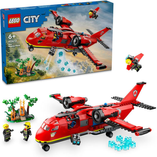 LEGO City Fire Rescue Plane за 6+ Години
