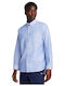 Life Oxford Buttondown Langärmlig Jeans Hemd Blau