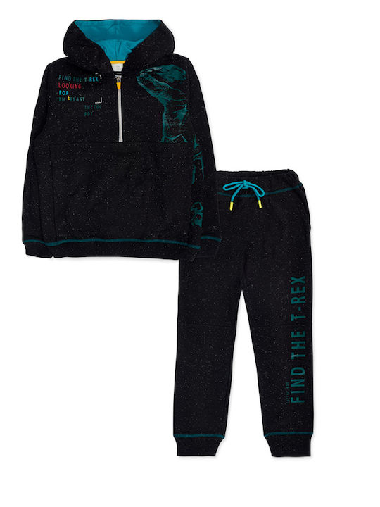 Tuc Tuc Kids Sweatpants Set Black 2pcs