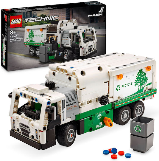 LEGO Technic Mack® Lr Camion de Gunoi Electric pentru 8+ Ani 503 Piese