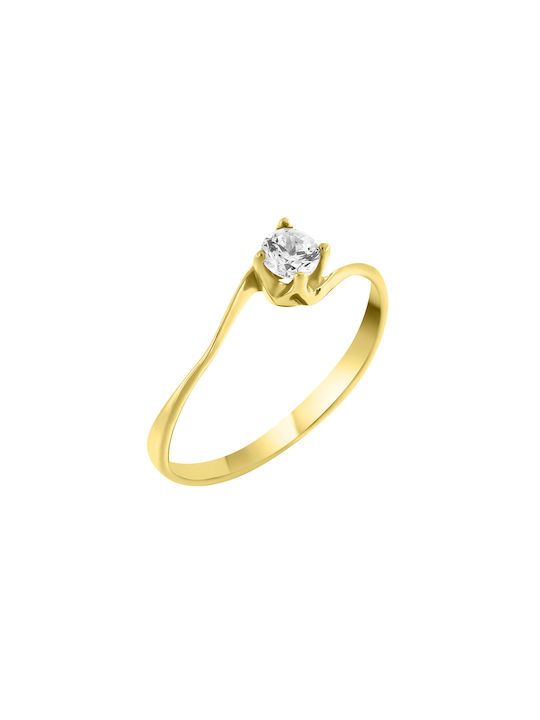 Single Stone from Gold 14K