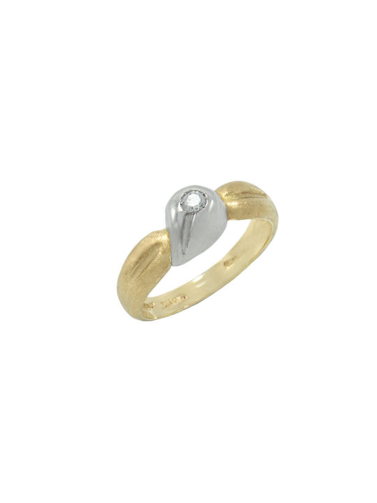 Single Stone from Gold 14K